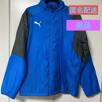 PUMA 얇은 패딩 자켓 윈드 브레이커 블루 L 사이즈
