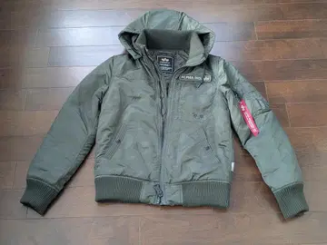ALPHA INDUSTRIES 후디드 리브 자켓 M