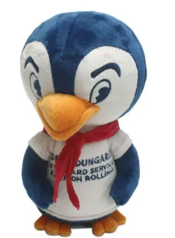 DENIM DUNGAREE 노벨데이 펭귄 봉제 인형 미사용 새상품