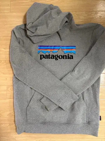 patagonia 그레이 후드 부착 트레이닝복 M