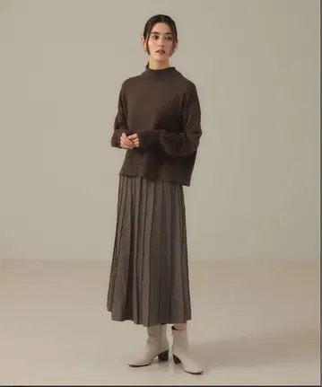 abahouse mavie 헤링본 자카드 셋업