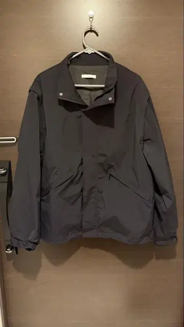 MINIMAL 2WAY TRACK ZIP BLOUSON S Black