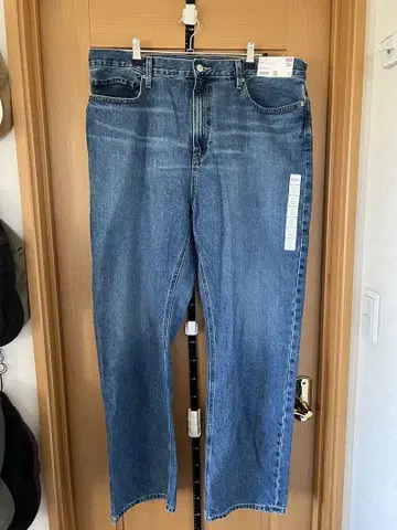 UNIQLO 스트레이트 데님 36 (91.5cm) 블루