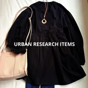 어반 리서치 미사용 새상품 긴팔 상의 허리 절개 루즈핏 코튼