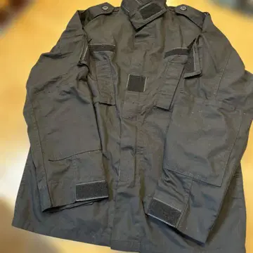 블랙 밀리터리 자켓