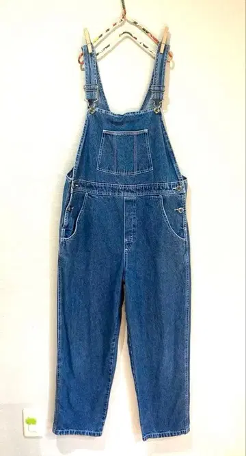 새상품급 80s 90s LL Bean 빈티지 데님 오버롤