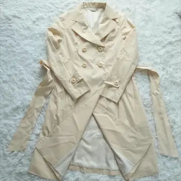 ef-de 에프데 트렌치코트 더블 벨트