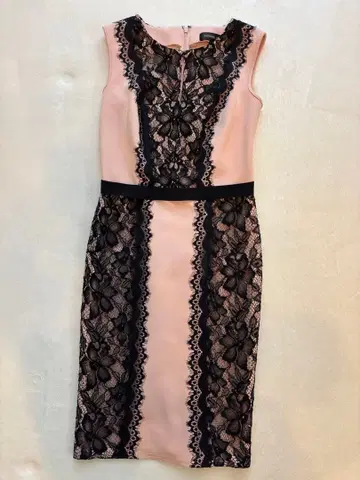 TADASHI SHOJI 레이스 슬리브리스 원피스