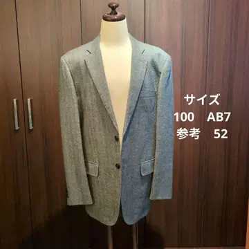 테일러드 자켓 그레이 울지