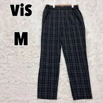 ViS  (M) 체크 무늬 팬츠