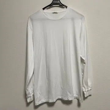 AURALEE LUSTER PLATING TEE L/S
