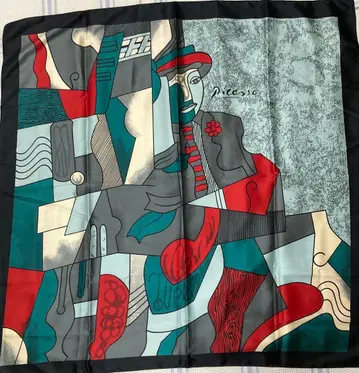 피카소 스카프 85cm x 85cm