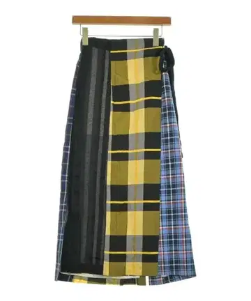 ENFOLD 롱 맥시 길이 스커트 여성용