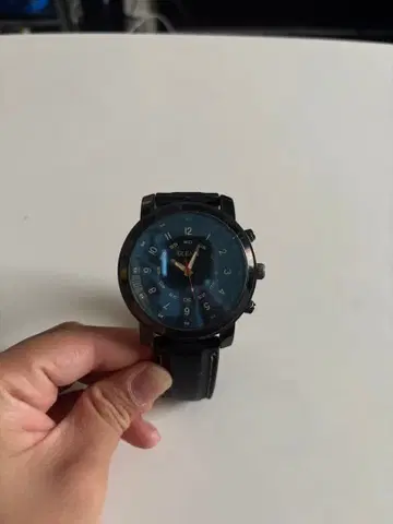 크로노그래프 손목시계 가죽 벨트