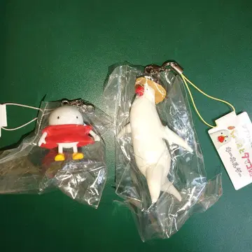 지브리 미술관 오리지널 빵과 계란 공주 키링 세트