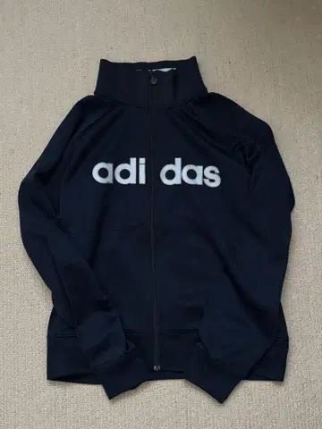 adidas 트랙 자켓 네이비 글리터 로고 y2k