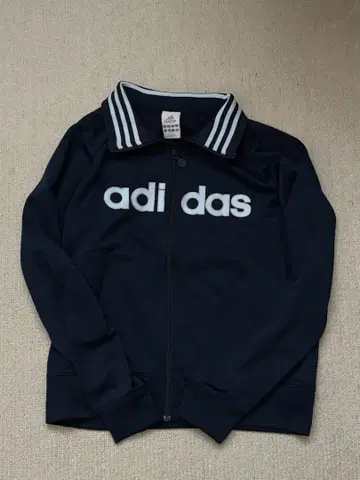 adidas 트랙 자켓 네이비 글리터 로고 y2k