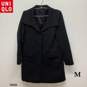 UNIQLO [ 유니클로 ] 울 캐시미어 체스터 코트 [ M ] 블랙