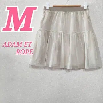 ADAM ET ROPE 라이트 베이지 플레어 스커트 M 샤샤 스커트