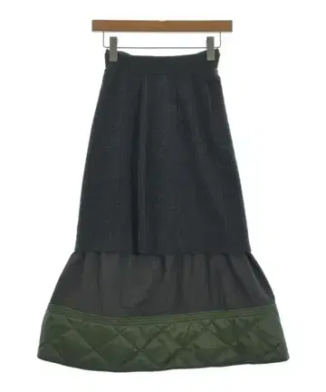 ENFOLD 롱 맥시 길이 스커트 여성용