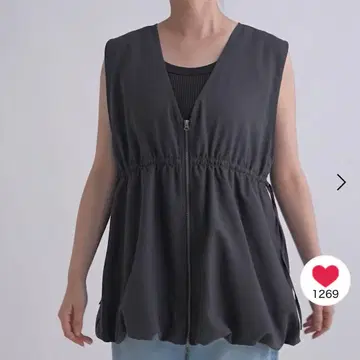 [ JEANASIS ] 드로스트 벌룬 베스트