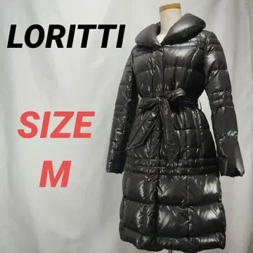 LORITTI 로리띠 다운 코트 롱 여배우 옷깃 여성용 M