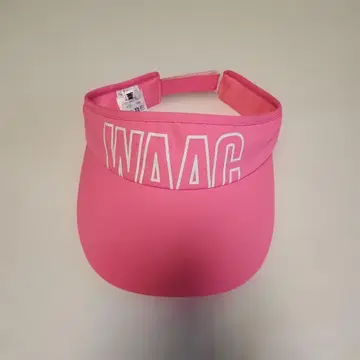 핑크 WAAC 로고 바이저