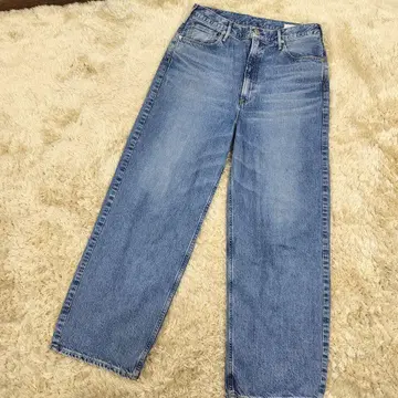 upper hights 더 로그 하이웨스트 와이드 데님 팬츠