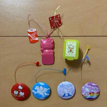 키티 코로코로쿠리린 캔뱃지 립플 캔 오프너 조인트 케이스