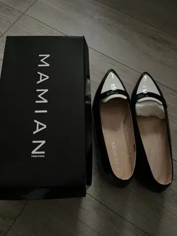 MAMIAN 펌프스 24.0cm 블랙/화이트
