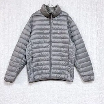 3210 UNIQLO 울트라 라이트 다운 자켓 그레이 남성용 M