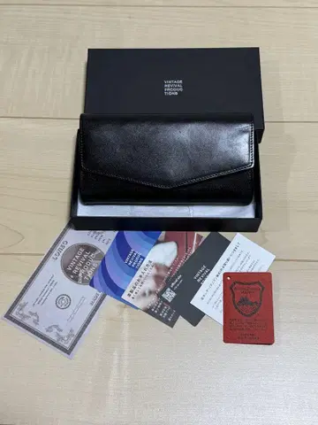 Loneo 로네오 베이직 도치기 가죽 블랙 장지갑