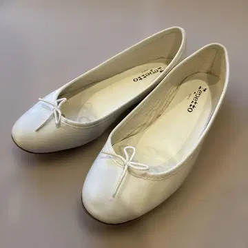 Repetto 화이트 플랫슈즈 39 1/2