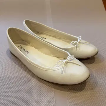 Repetto 화이트 플랫슈즈 39 1/2