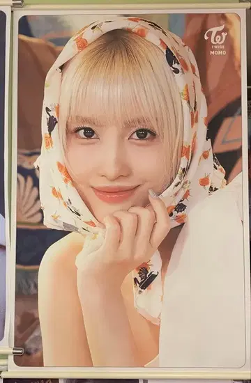 TWICE 모모 태피스트리 K.POP 천 미사용품