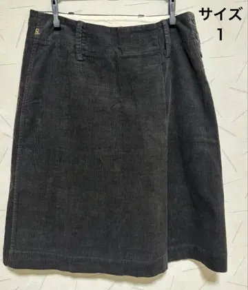 새상품급 45rpm 코듀로이 스커트 짙은 브라운 계열 45RPM &