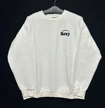Roxy 화이트 맨투맨 트레이닝복