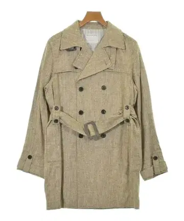 블랙 플리스 바이 브룩스 브라더스 트렌치코트 남성용