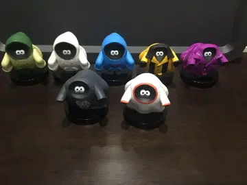 GhosTee 고스티 가샤폰 시크릿 포함 7체 세트