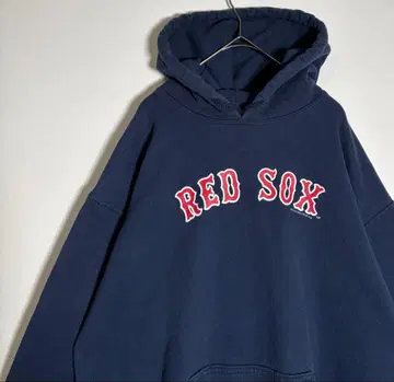 MLB RED SOX 레드삭스 프린트 로고 속기모 후드티