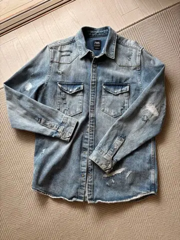 ZARA 릴랙스핏 데님 셔츠
