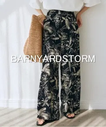 [ 새상품급 ] BARNYARDSTORM 보타니컬 프린트 팬츠