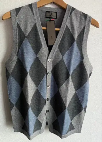 GOTAIRIKU 다이아몬드 패턴 베스트 미사용 새상품