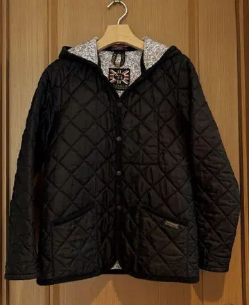LAVENHAM x LIBERTY 퀼팅 자켓 S 블랙