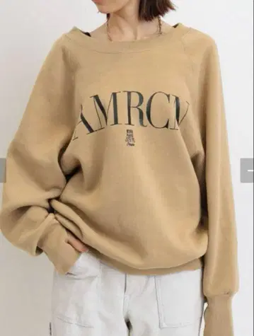 L'Appartement 아메리카나 CREW NECK SWEAT