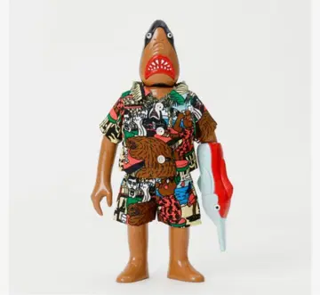 PDSxEanbe 상어인 피규어 남국 알로하ver 소프트 비닐