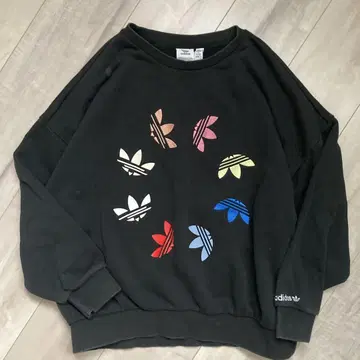 adidas 아디컬러 쉐터드 트레포일 휠 맨투맨 S