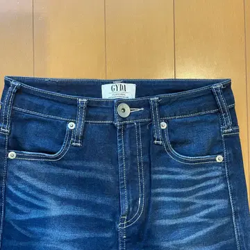 S 사이즈 GYDA 다크 블루 스키니 데님 하이웨스트