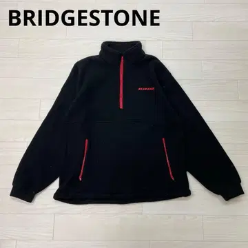BRIDGESTONE 브릿지스톤 플리스 하프 지퍼 기업 로고
