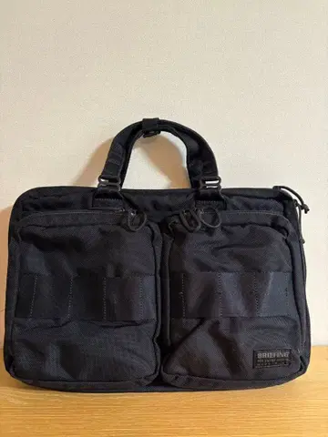 United Arrows x BRIEFING 한정판 비즈니스 백 블랙
